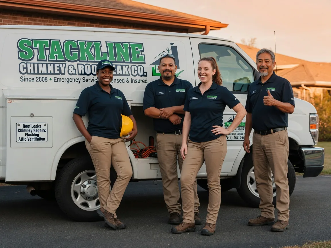 Chimney flashing repair company in Preemption, IL